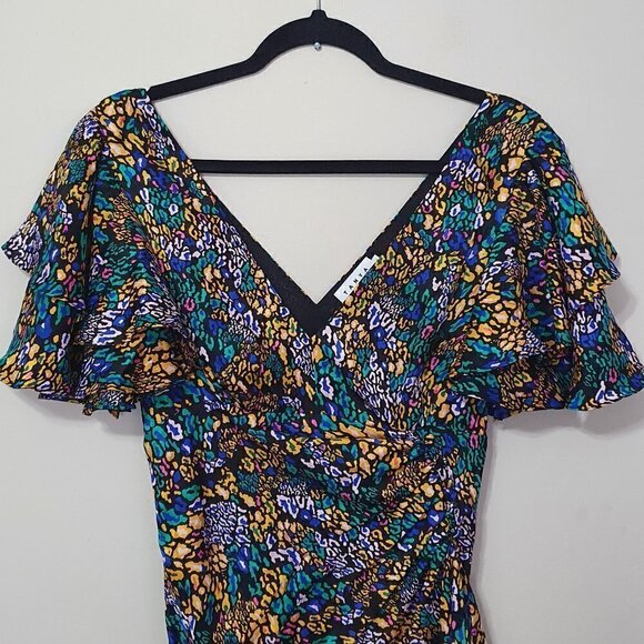 NEW Tanya Taylor 100% Silk Multicolor Demi Dress - Picture 9 of 11